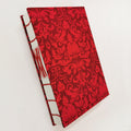 Red Flower Damask / B6 blank