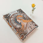 La Plume by Alphonse Mucha / A5 lined