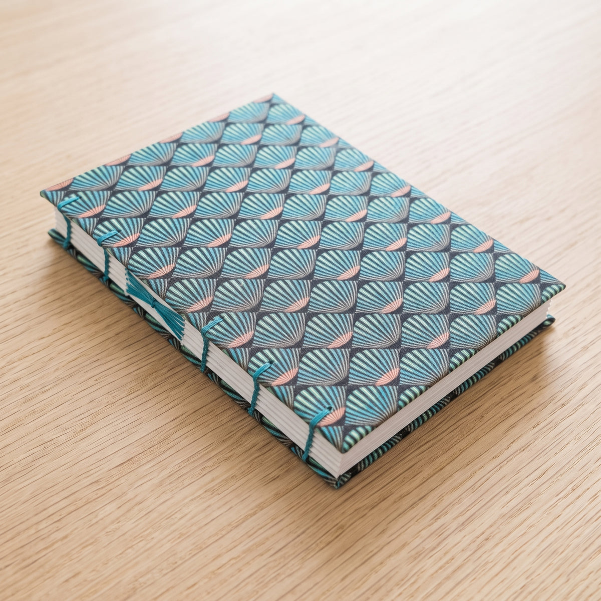 Turquoise Scallops / B6 blank