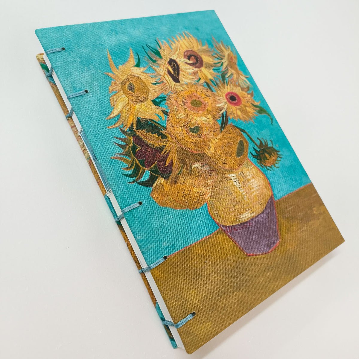 Vase with Twelve Sunflowers by Vincent van Gogh / A5 lined